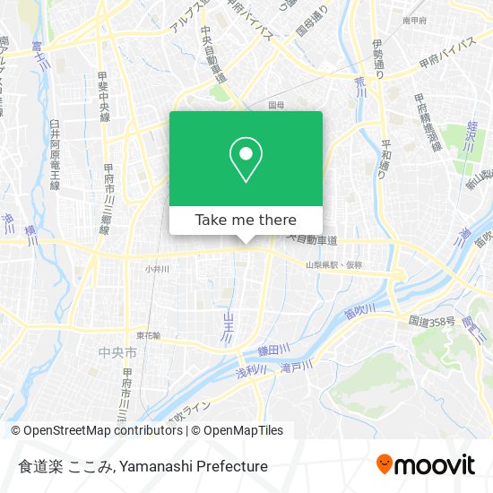 食道楽 ここみ map