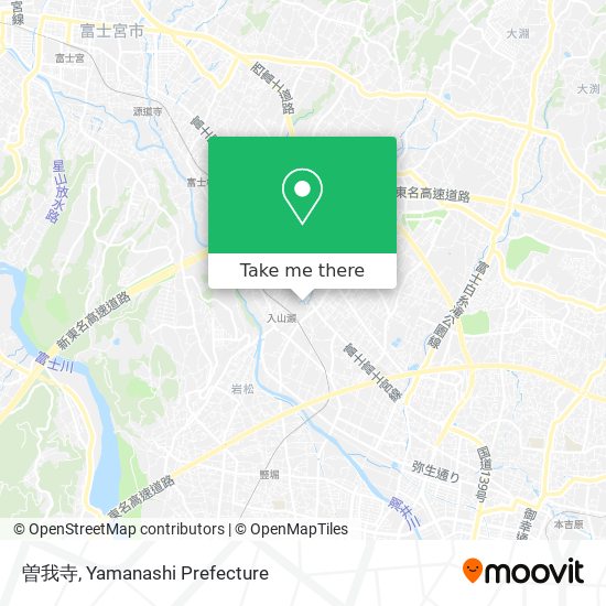 曽我寺 map