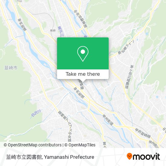 韮崎市立図書館 map