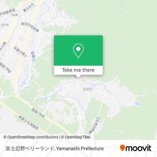 富士忍野ベリーランド map