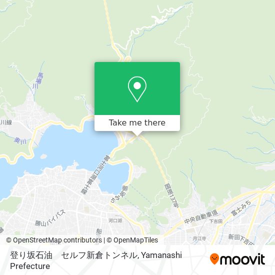 登り坂石油　セルフ新倉トンネル map
