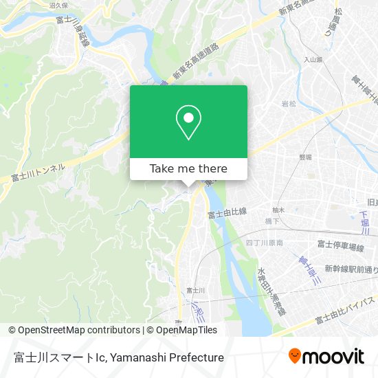富士川スマートIc map