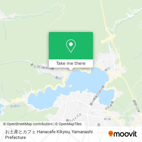 お土産とカフェ Hanacafe Kikyou map