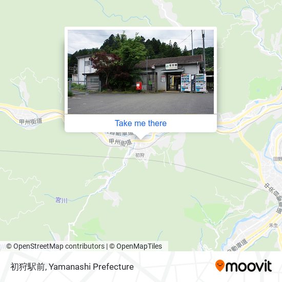 初狩駅前 map