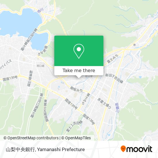 山梨中央銀行 map