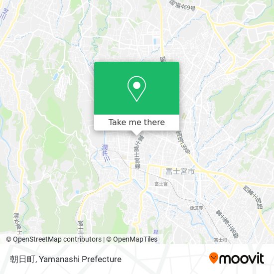 朝日町 map