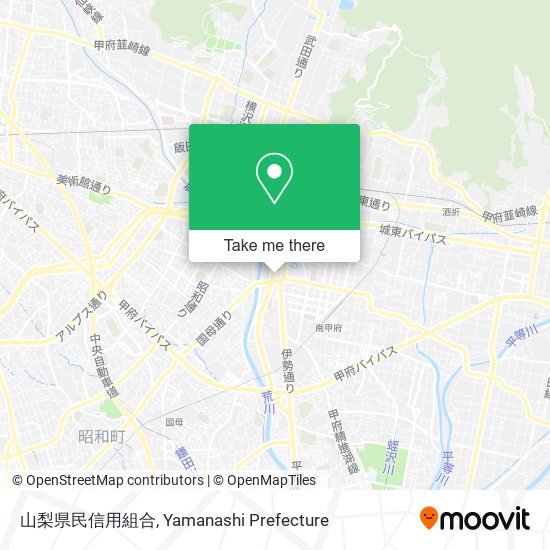 山梨県民信用組合 map