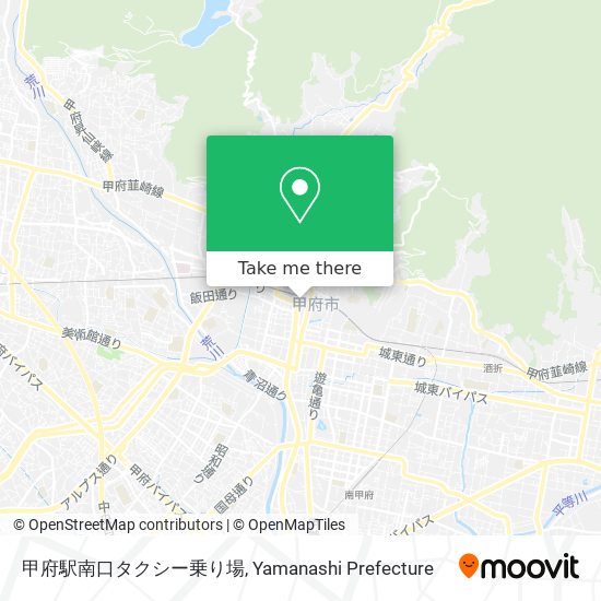 甲府駅南口タクシー乗り場 map