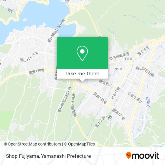 Shop Fujiyama map