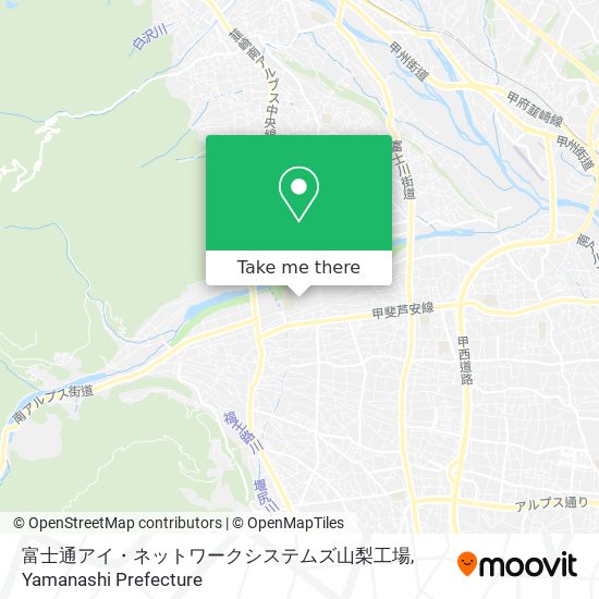 富士通アイ・ネットワークシステムズ山梨工場 map