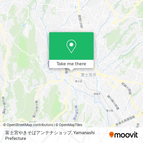 富士宮やきそばアンテナショップ map