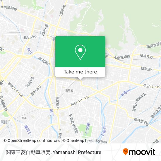 How To Get To 関東三菱自動車販売 In 甲府市 By Bus