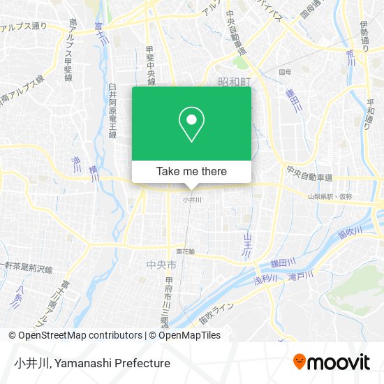 小井川 map