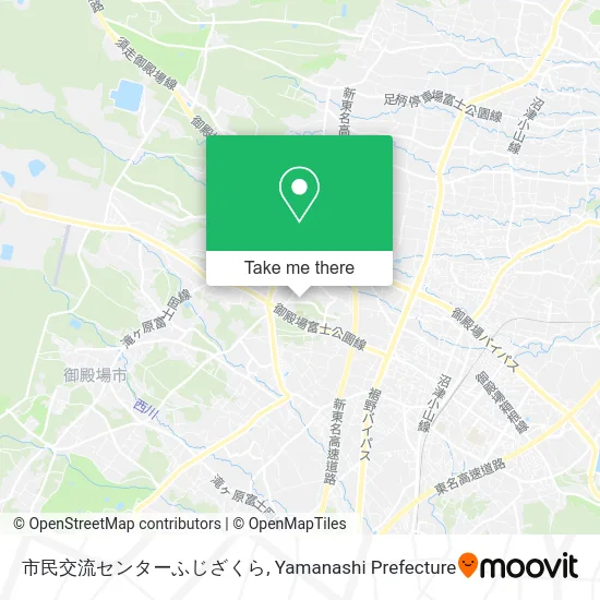 Fujizakura Citizen Exchange Center map