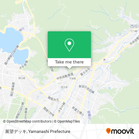 展望デッキ map