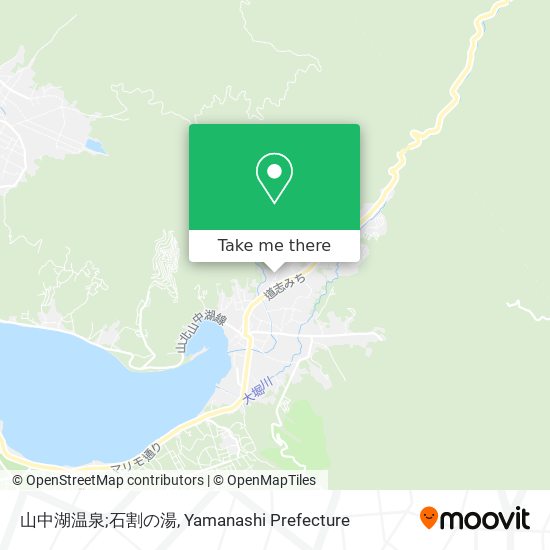 山中湖温泉;石割の湯 map