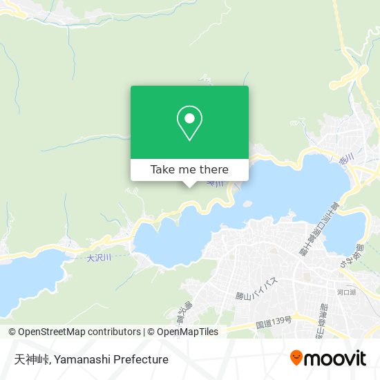 天神峠 map