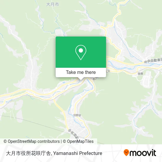 Otsuki City Hall Hanasaki Building map