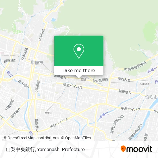 山梨中央銀行 map