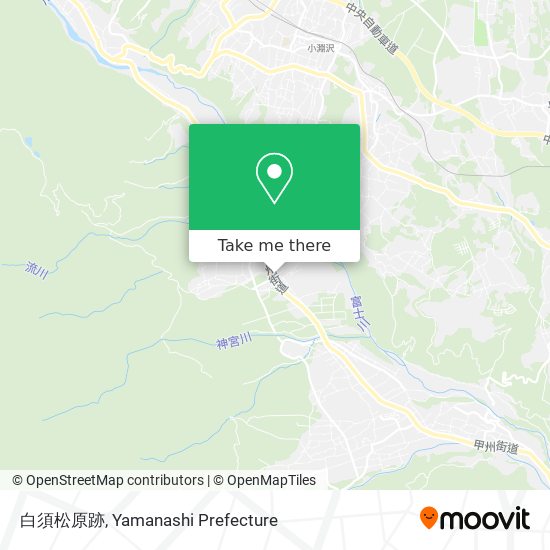 白須松原跡 map