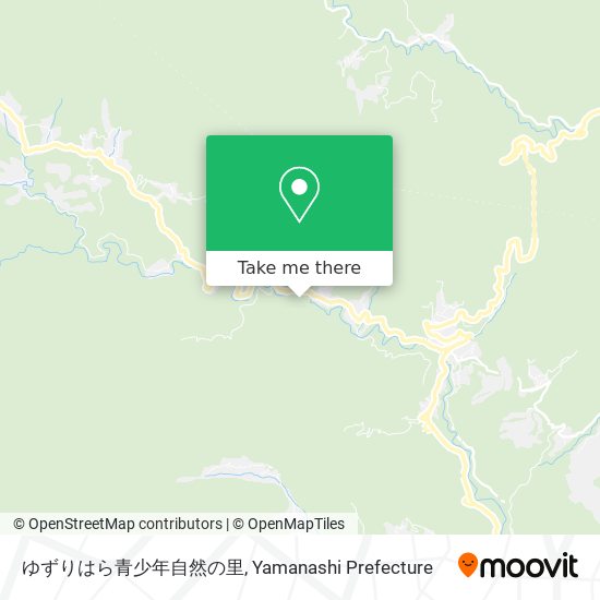 ゆずりはら青少年自然の里 map