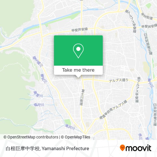 白根巨摩中学校 map