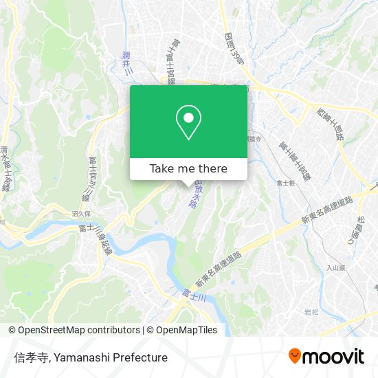 信孝寺 map