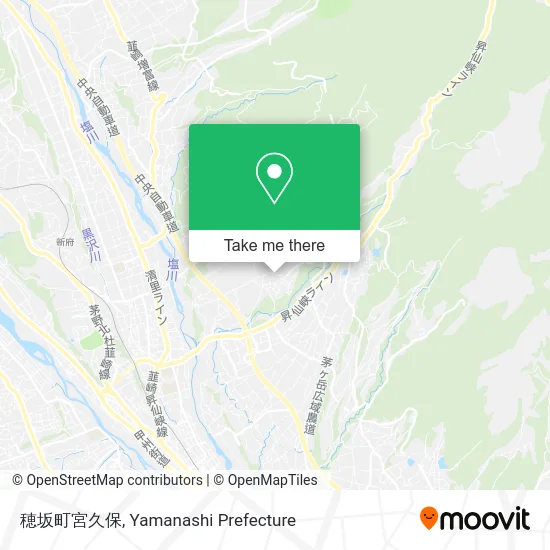 穂坂町宮久保 map