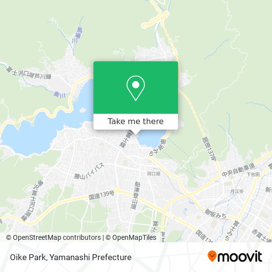 Oike Park map