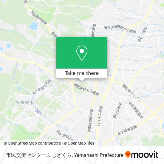 市民交流センターふじざくら map