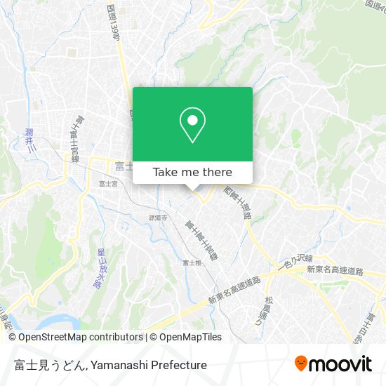 富士見うどん map