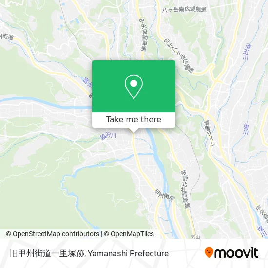 旧甲州街道一里塚跡 map