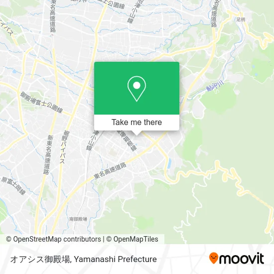 Oasis Gotemba map