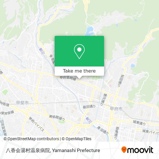 八香会湯村温泉病院 map