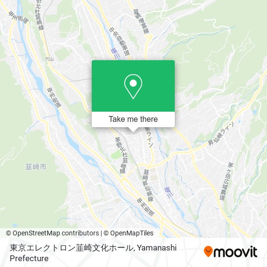 東京エレクトロン韮崎文化ホール map
