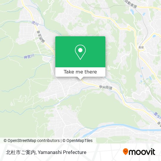 北杜市ご案内 map