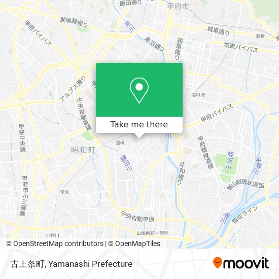 古上条町 map