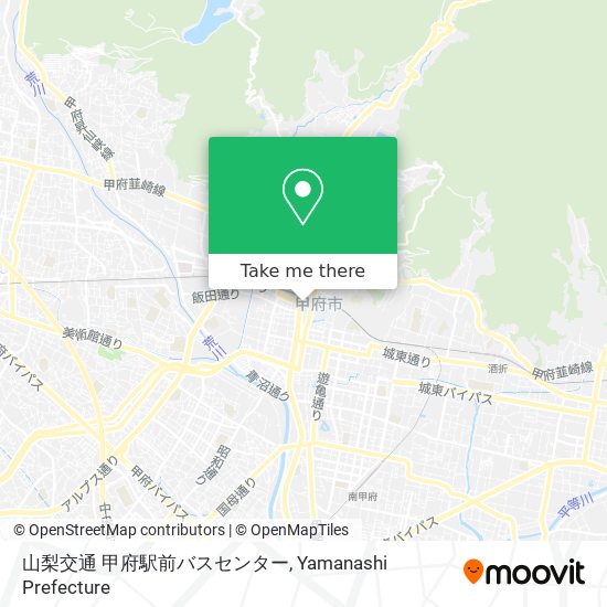 山梨交通 甲府駅前バスセンター map