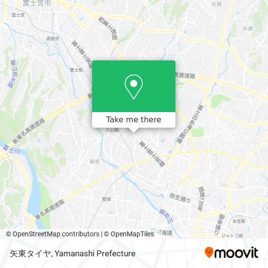 矢東タイヤ map