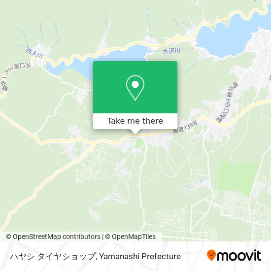 ハヤシ タイヤショップ map