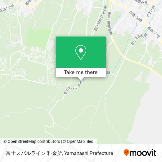 富士スバルライン 料金所 map