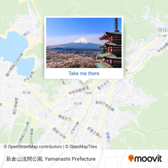 Shinkura Sengen Park map