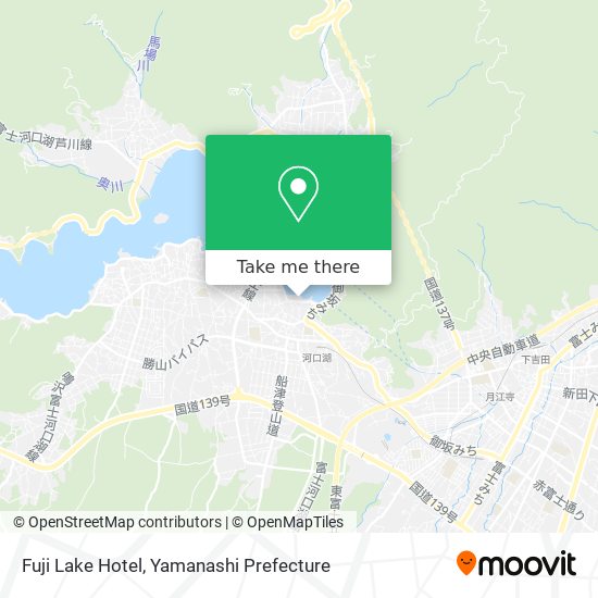 Fuji Lake Hotel map