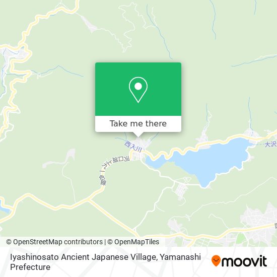 Iyashinosato Ancient Japanese Village map
