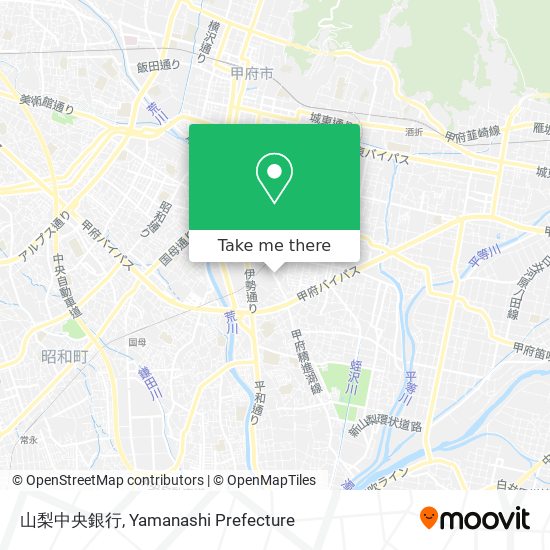 山梨中央銀行 map