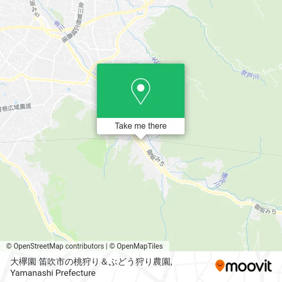 Okekyuen - Fuefuki City Peach and Grape Picking Farm map