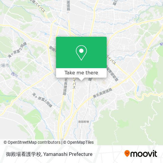 御殿場看護学校 map