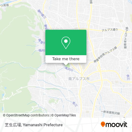 芝生広場 map