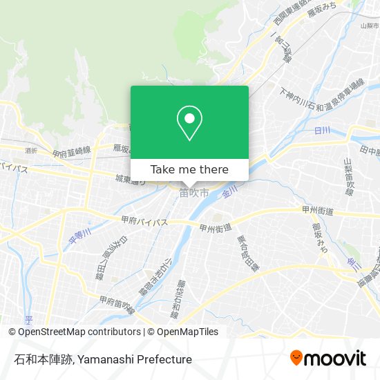 石和本陣跡 map