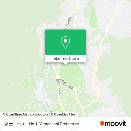 富士コース　No 1 map